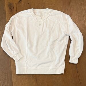 lululemon athletica White Crew sweatshirt